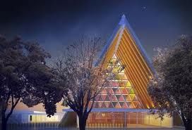 Cardboard cathedral's impermanence has promise